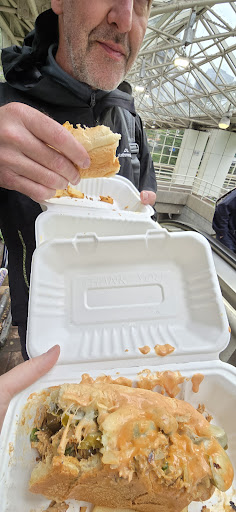 Photo of Mr. Shawarma Vancouver Shawarma and Cheesesteak, Burger, and Falafel - 655 Burrard Street At the corner of Burrard and, Melville St, Vancouver, BC V6Z 1A1